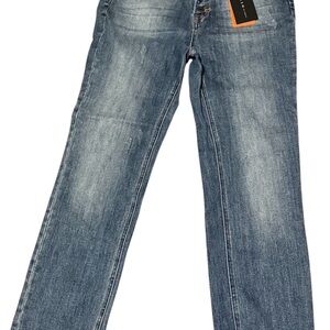 Classic Denim Straight-Leg Jeans
